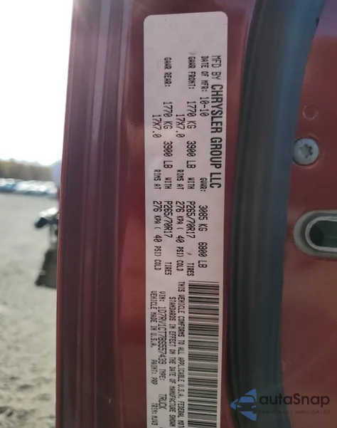 2011 Dodge Ram 1500 z USA, uszkodzony, nr VIN 1D7RV1CT7BS557439